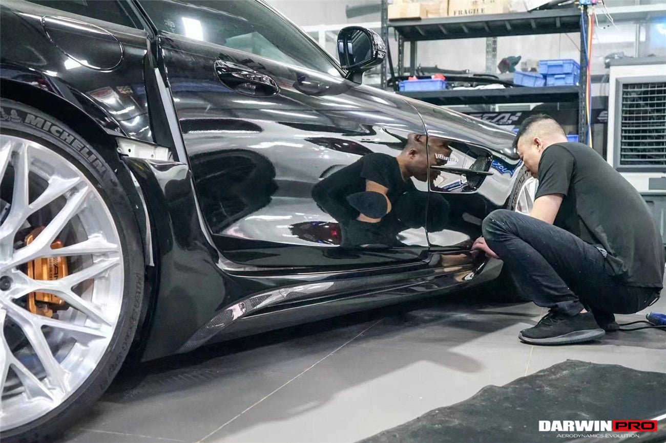 2017 - 2021 Mercedes Benz AMG GTR ONLY IMP Carbon Fiber Side Skirts